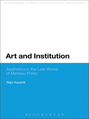 cover image of Art and Institution